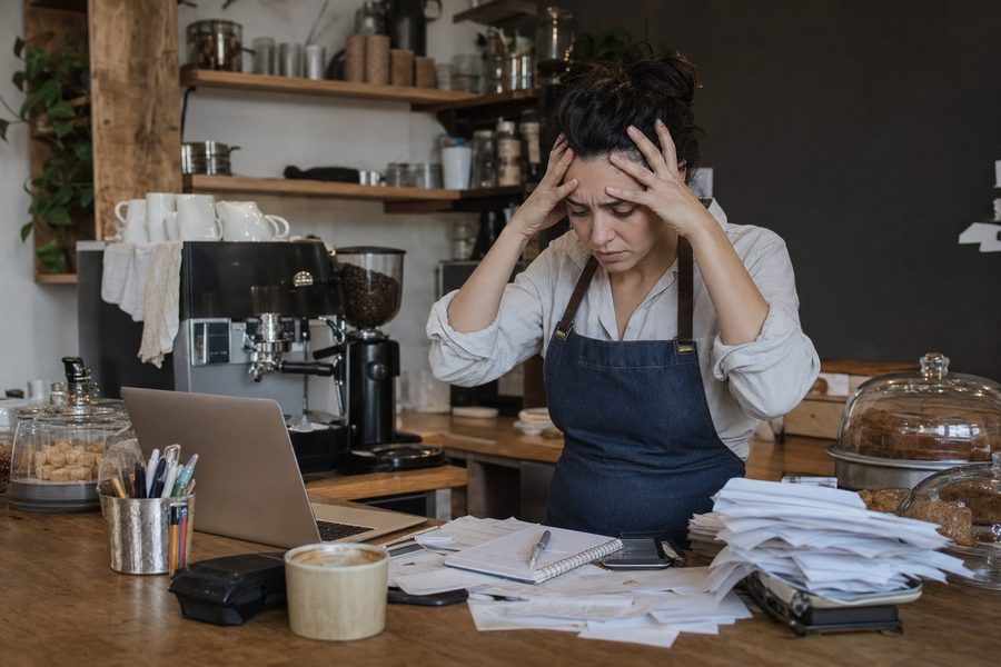 Before Marlow: a business owner overwhelmed at her counter